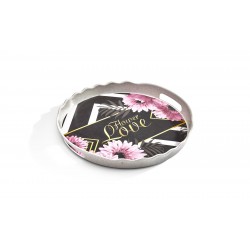 MEDIUM SIZE ROUND WAVY TRAY